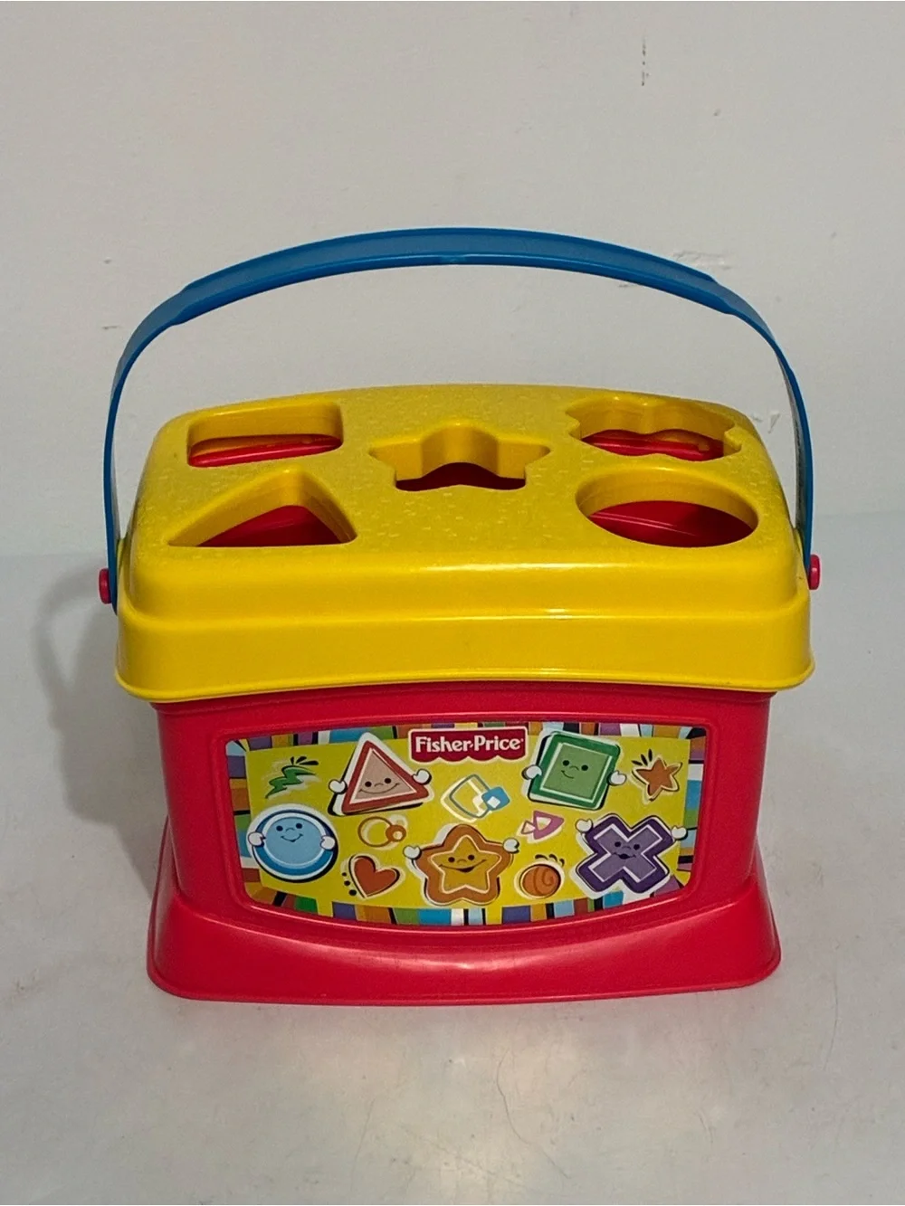 Fisher-Price Red, Yellow & Blue Shape Sorting Bucket